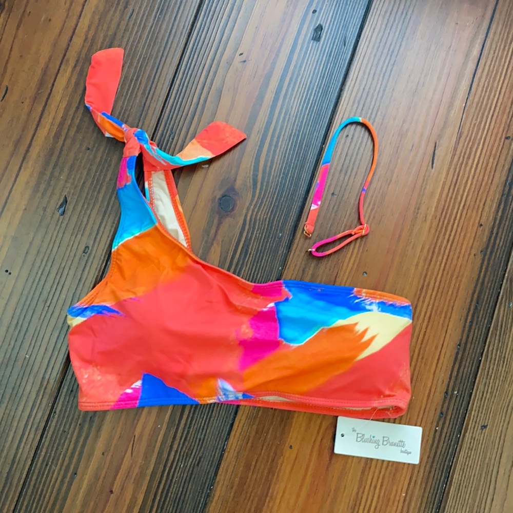 Vibrant Multicolor Bikini Top by